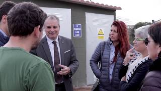 Inauguració de la connexió de la urbanització Plana Novella amb la xarxa d'aigües Ter-Llobregat