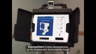 Voting Demonstration - ExpressVote®