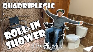 Wheelchair Accessible Bathroom - Ideas | Quadriplegic (C5,C6,C7)