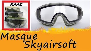 Présentation du masque KAAC de Skyairsoft.