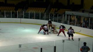 EPHL HOCKEY - 02/22/09 - Jersey Rockhoppers vs. Danbury - TOM BOUDREAU Scores 4th Goal of the Game!