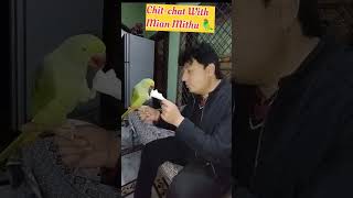 Playing with Parrot #parrot #parrots #parrotvideo #parrotlover #parrotbaby #muhammadbilalhussain