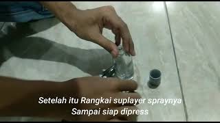 Tutorial Pemasangan Sprayer Botol Semi Press Gaes😊