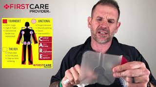 How to apply a Chest Seal - Care kit contents - Bill Harris Trauma Monkey