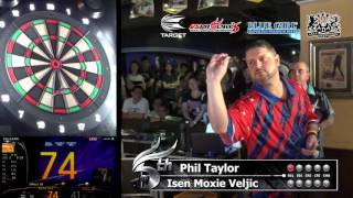 “Phil Taylor” & “Isen Moxie Veljic” Phoenix HK Darts Exhibition