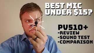 Best Budget Lav Mic? | PV510+ Review, Sound Test, & Comparison