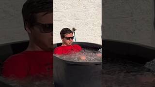 I Survived In Freezing Ice Water pt.4 #motivation #mindset #fitnessmotivation #icebath #fitness