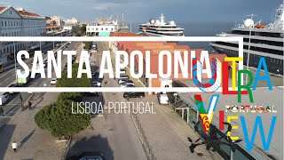 SANTA APOLONIA LISBOA PORTUGAL DRONE 4K UHD