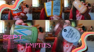 September Empties | Let's Talk Trash