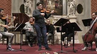 Vivaldi violin concert (RV 317 in G minor) A. Maritan Interpreti Veneziani (in rehearsal)