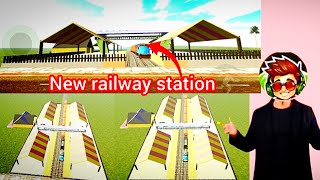 NEW TRAIN AND NEW RAILWAY STATION 😱👈INDIAN BIKE DRIVING 3D