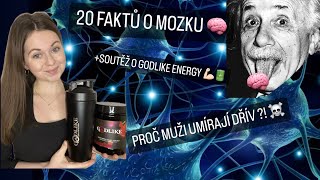 20 ZAJÍMAVÝCH FAKTŮ O MOZKU 🧠 + SOUTĚŽ!!! NEJLEPŠÍ KOMENTÁŘ VYHRAJE GODLIKE 🔋