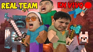 LA VENGANZA DE BUÑUELO - MINECRAFT CON EL REAL TEAM🔴