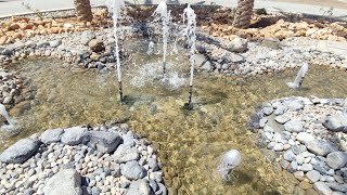 نافورة بيئة صحراية Fountain design