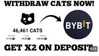 CATS BYBIT WITHDRAW POINT #listing