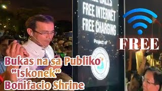 "ISKONEK"FREE  WIFI,FREE CHARGING,FREE INTERNET SA BONIFACIO SHRINE