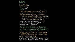 BIOLOGY || What Is A Cell | Cell Theory | Lecture 2a | #science