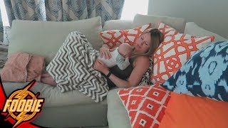 FOOBIE FIRST FATHER'S DAY AND BABY NIGHT TIME ROUTINE!!