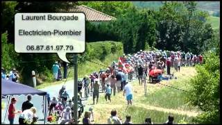 Tour de France 2012 depuis le siège du groupe d'Artisans GAGNIMMO à Mongausy (32)