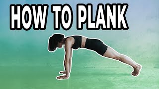 How To Do A Plank [ Dance Conditioning Tutorial For Absolute Beginners ]