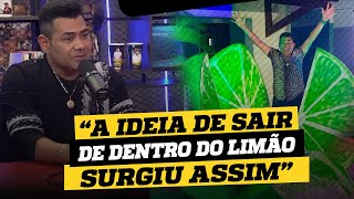 BATISTA LIMA saindo de dentro do limão.