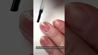 How to fix a cracked nail FAST! Using clear gel | karanailedit