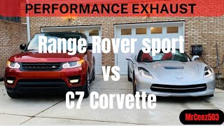 Range Rover Sport vs C7 Corvette