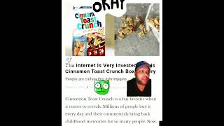 people are upset after a man finds shrimp tails in his Cinnamon toast crunch...