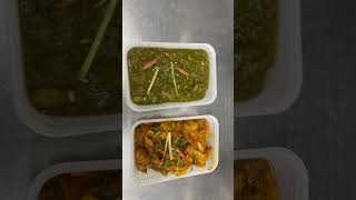 Aloo Gobi and Aloo palak