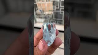 Beautiful Blue Colour Aquamarine Crystal with Muscovite Mica 💎🤩