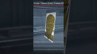 Sticker | Edward (Gold) | Krakow 2017