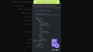 Upload & Preview Image | React JS #shorts #short #trending #reactjs #javascript #reels