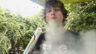 Clouds out 2 foot bong ☁️😵‍💫🍃WAKE n BAKE