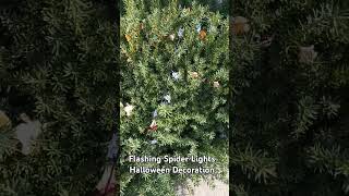 Flashing Spider Lights Halloween Decoration