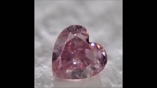 0.055 FANCY INTENSE PINK HEART ARGYLE PINK DIAMOND