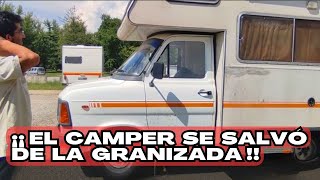 este es nuestro #camper //se salvo de la granizada😲 #viajando #camper #viajes #viaje #travel