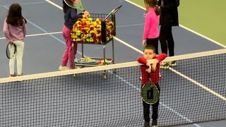 Sebi- a zecea lectie de tenis- Mar.06.2024 🎾❤️