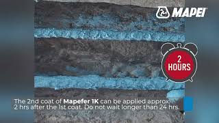 Mapefer 1K   Protect Rebar from Corrosion