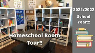 OUR Homeschool ROOM Tour (where we teach 5 of our 7 kids)!!!