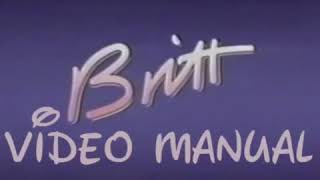 Britt Productions Video Manual