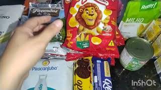 Compras do mês de outubro - primeira compra do mês | 2 mercados | aproveitando promoções