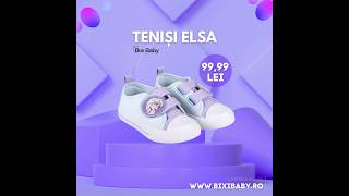 Teniși pentru fete Elsa | Bumbac și talpă PVC | Mărimi 25-32