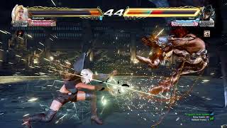 Tekken 7 Online Battle - Nina (me) vs Devil Jin