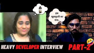 funny interview with shravani mishra part-2  | full stack software developer learn coding #brajverma