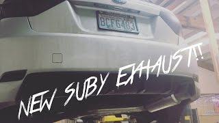 NEW EXHAUST FOR THE WRX!!!