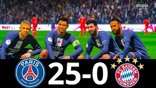 MBAPPE, MESSI, RONALDO, NEYMAR, ALL STARS | PSG 25-0 BAYERN