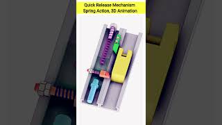 Quick Release Mechanism: An Engineering Animation! #Shorts