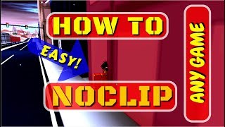 ROBLOX HOW TO NOCLIP HACK IN ANY GAME FAST,EASY (JAILBREAK)