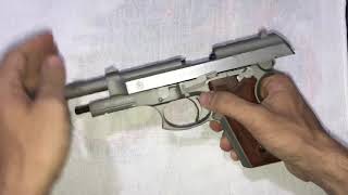 Pistola Airsoft PT 92 Silver Cybergun Airsoft