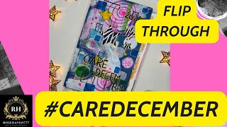 15 Days of Mindful Art Journaling | Care December 2024 | Junk Journal Flip Through